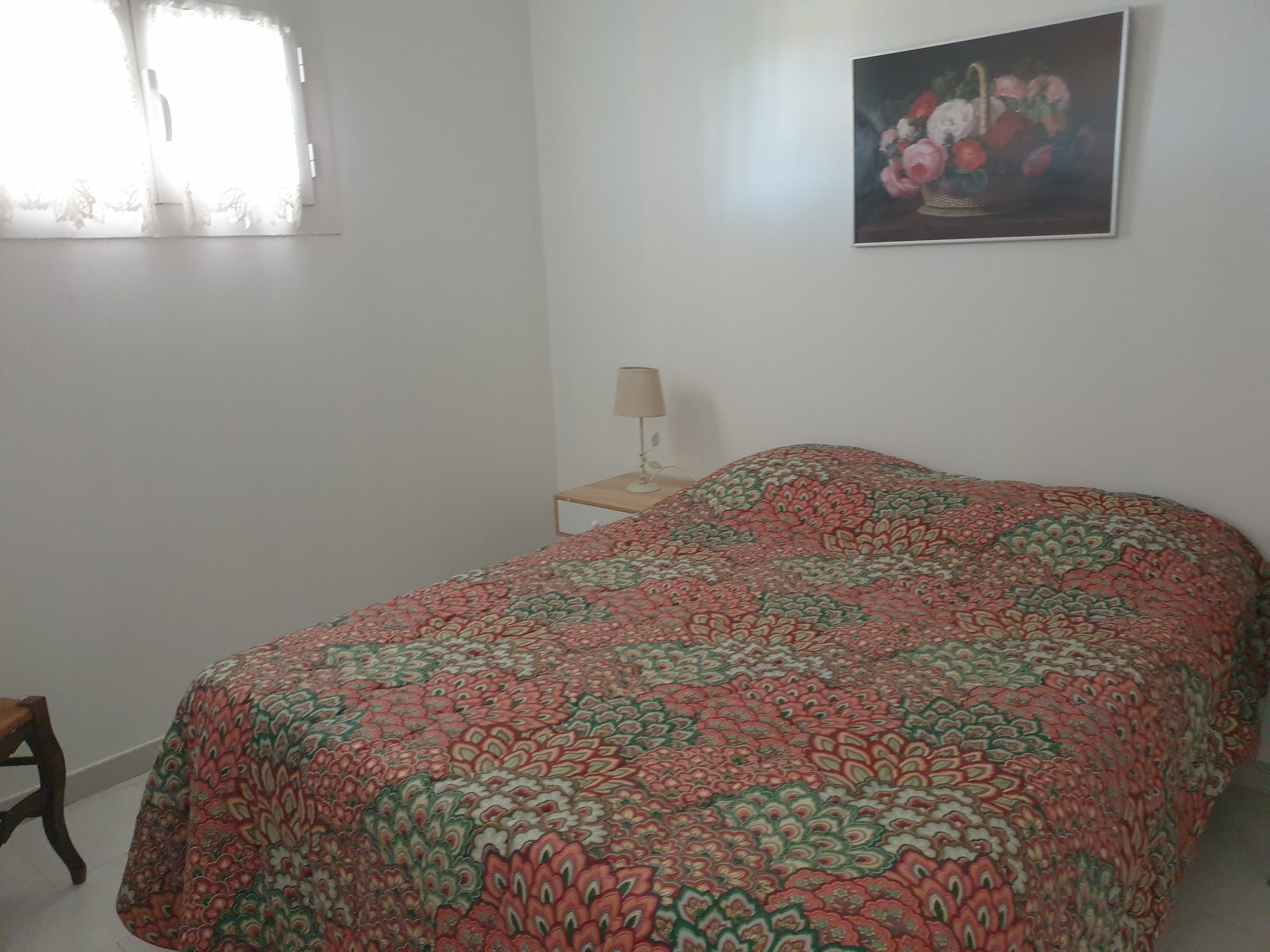 Bedroom of Bagatelle with double bed